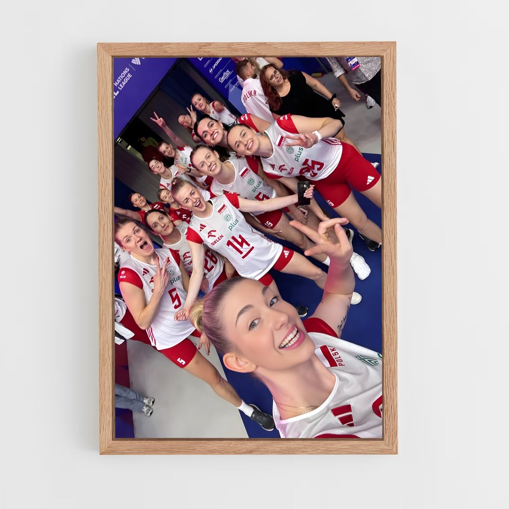 Poster Équipe de Pologne Volley-ball – affiche Volleyball (vue 4)